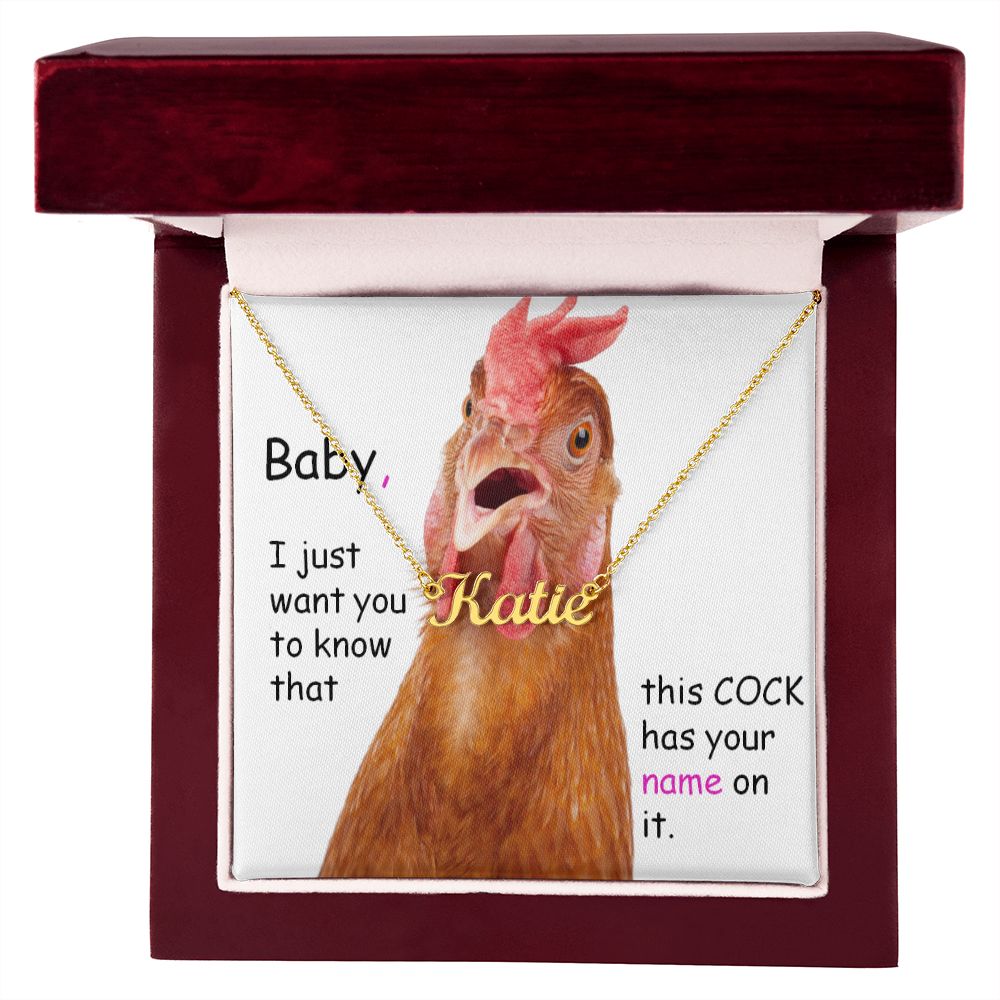 Excited Cock in a Box
